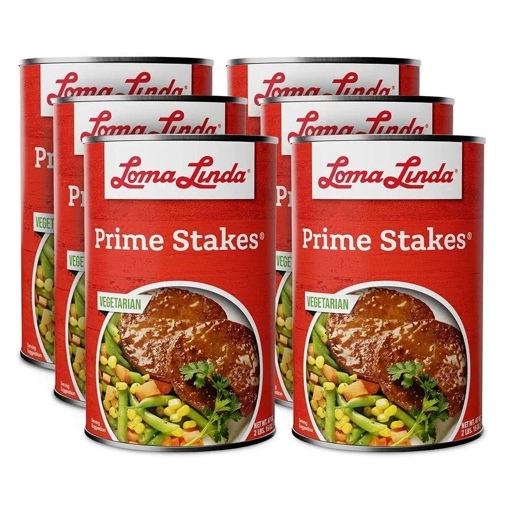 Loma Linda - Prime Stakes (40 oz.) (6 Pack) - Plant Based - Vegetarian