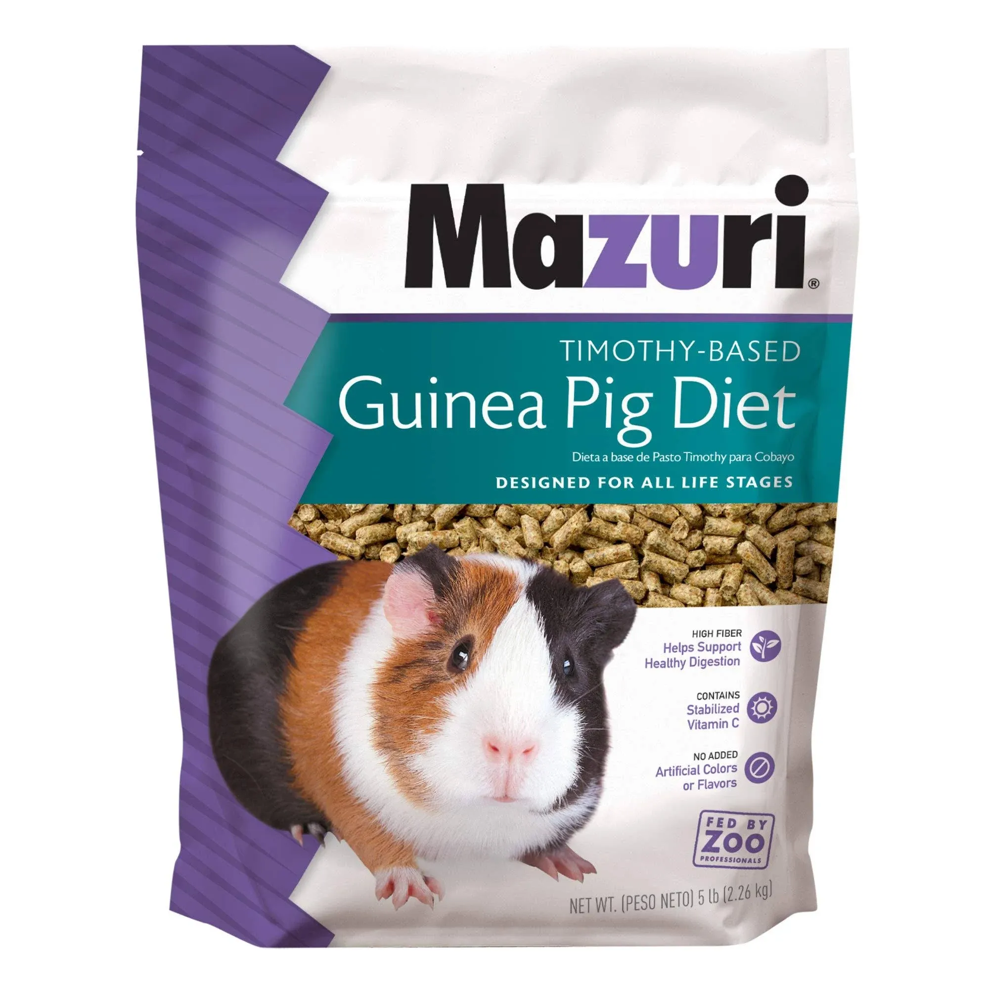 Mazuri Timothy-Based Guinea Pig Food 5-lbs