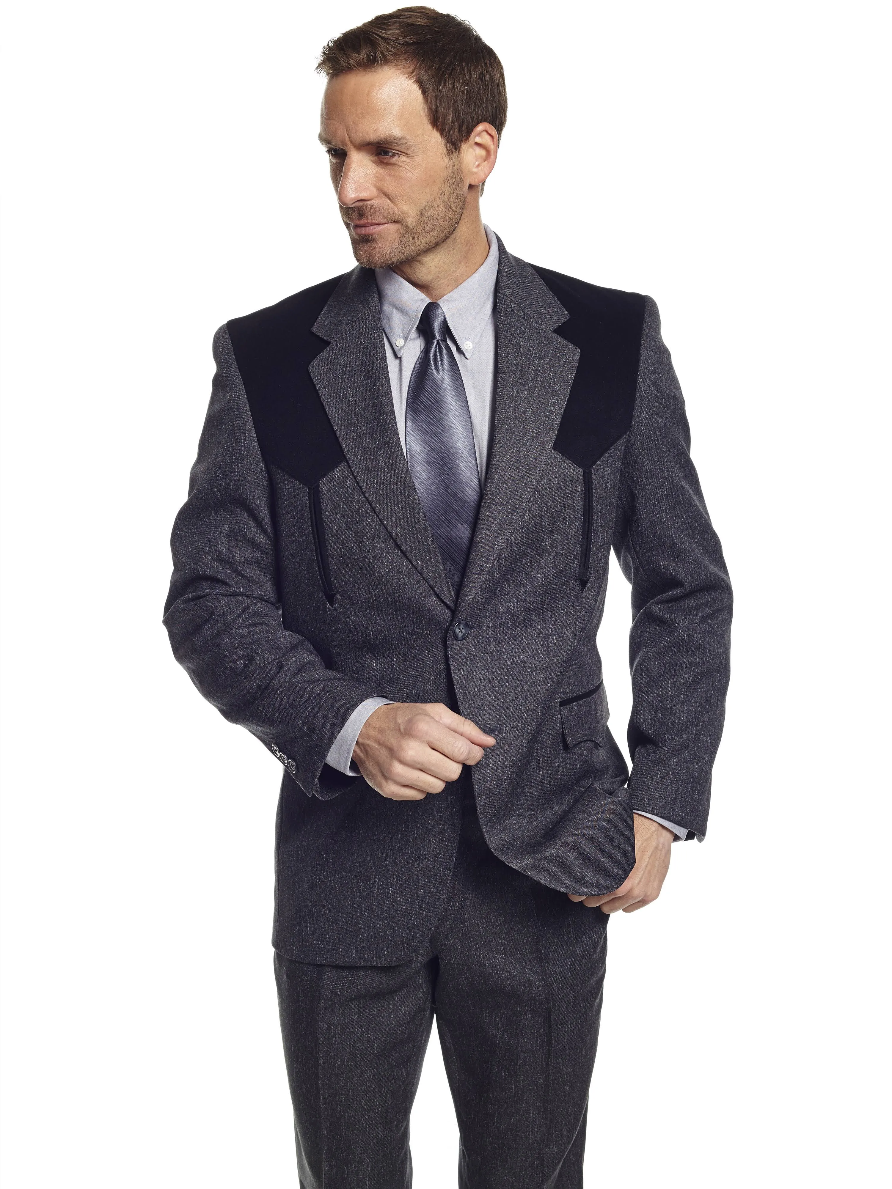 Circle S Men's Boise Sport Coat - Heather Charcoal