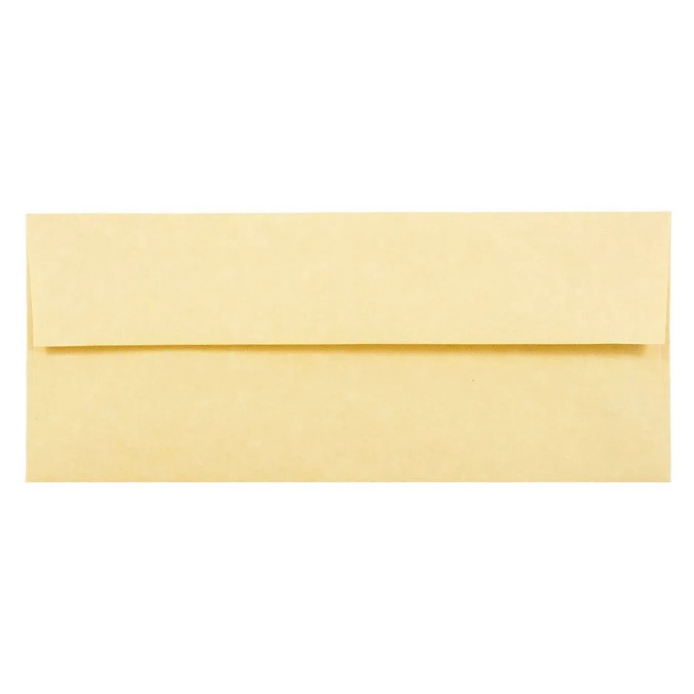 JAM Paper Open End #10 Business Envelope, 4 1/8" x 9 1/2", Gold Yellow, 50/Pack (900906635I) | Staples