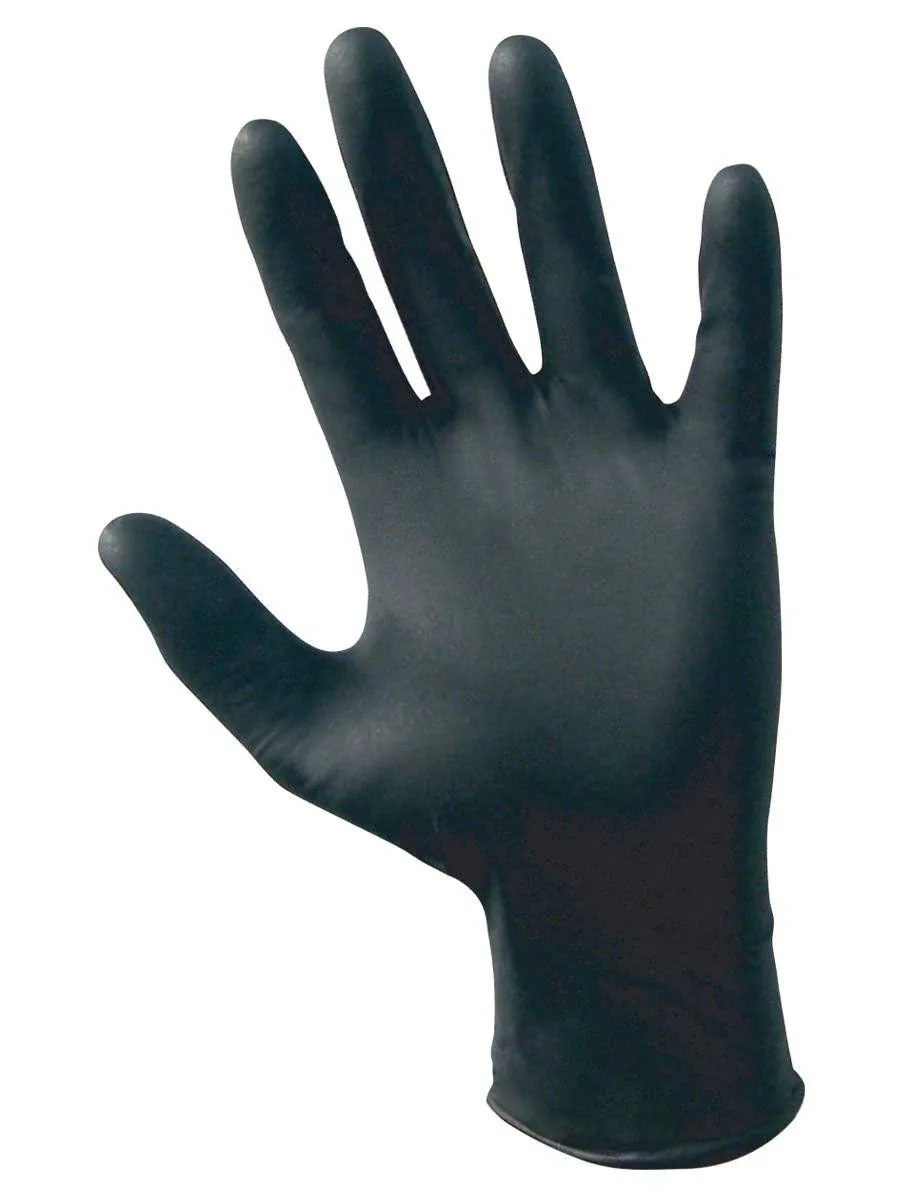 Dash Medical BMN100S Black Maxx Nitrile Exam Gloves Powder Free Small 100/Bx