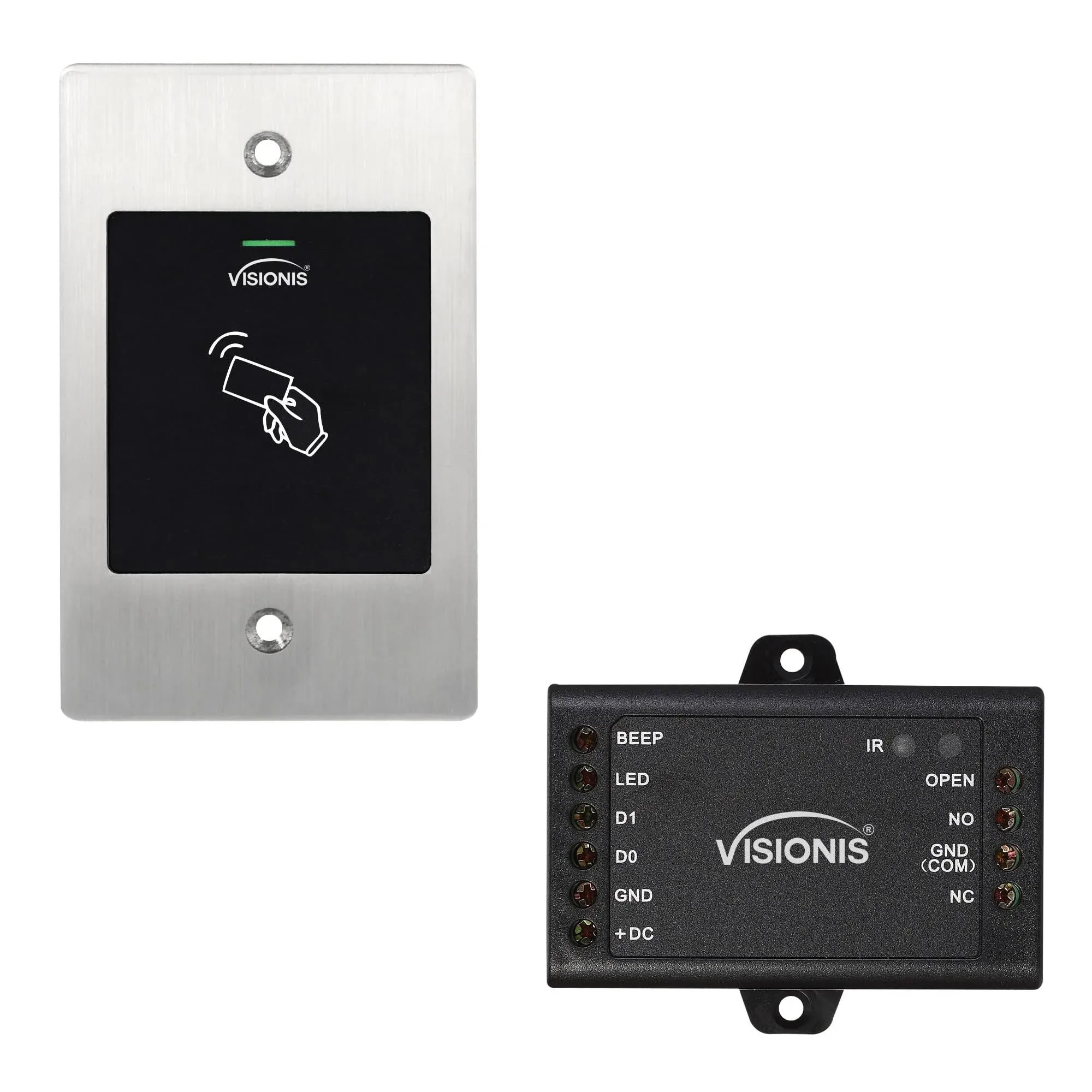 Visionis VIS-3028 IP66 Flush Mount Design Metal Keypad with Mini Controller