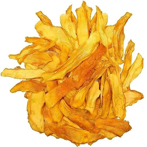 Dried Organic Mango STRIP, No Sugar Added, No Preservatives, Al-Natural, Premium Quality 48 Oz in Resealable bag