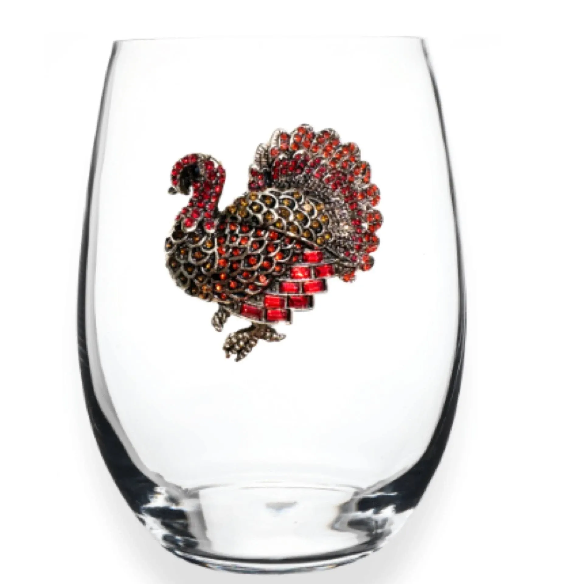 Turkey Jeweled Stemless Glassware