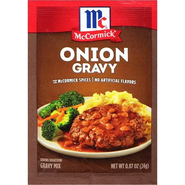 McCormick Mix Gravy Onion - 0.87 OZ 12 Pack