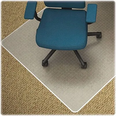 Lorell Carpet Chair Mat, 36" x 48\'\', Low-Pile, Clear (LLR82819)