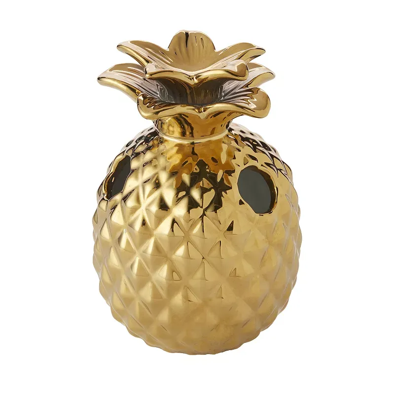 SKL Home Gilded Pineapple Toothbrush Holder