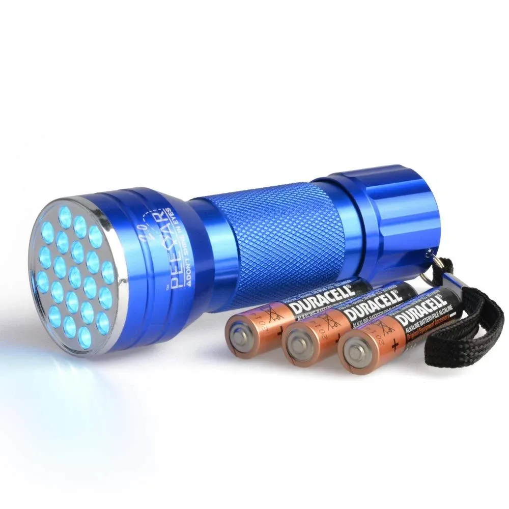 PeeDar 2.0 UV Pet Urine Detector Black Light Flashlight + Cat &amp; Dog Behaviorist