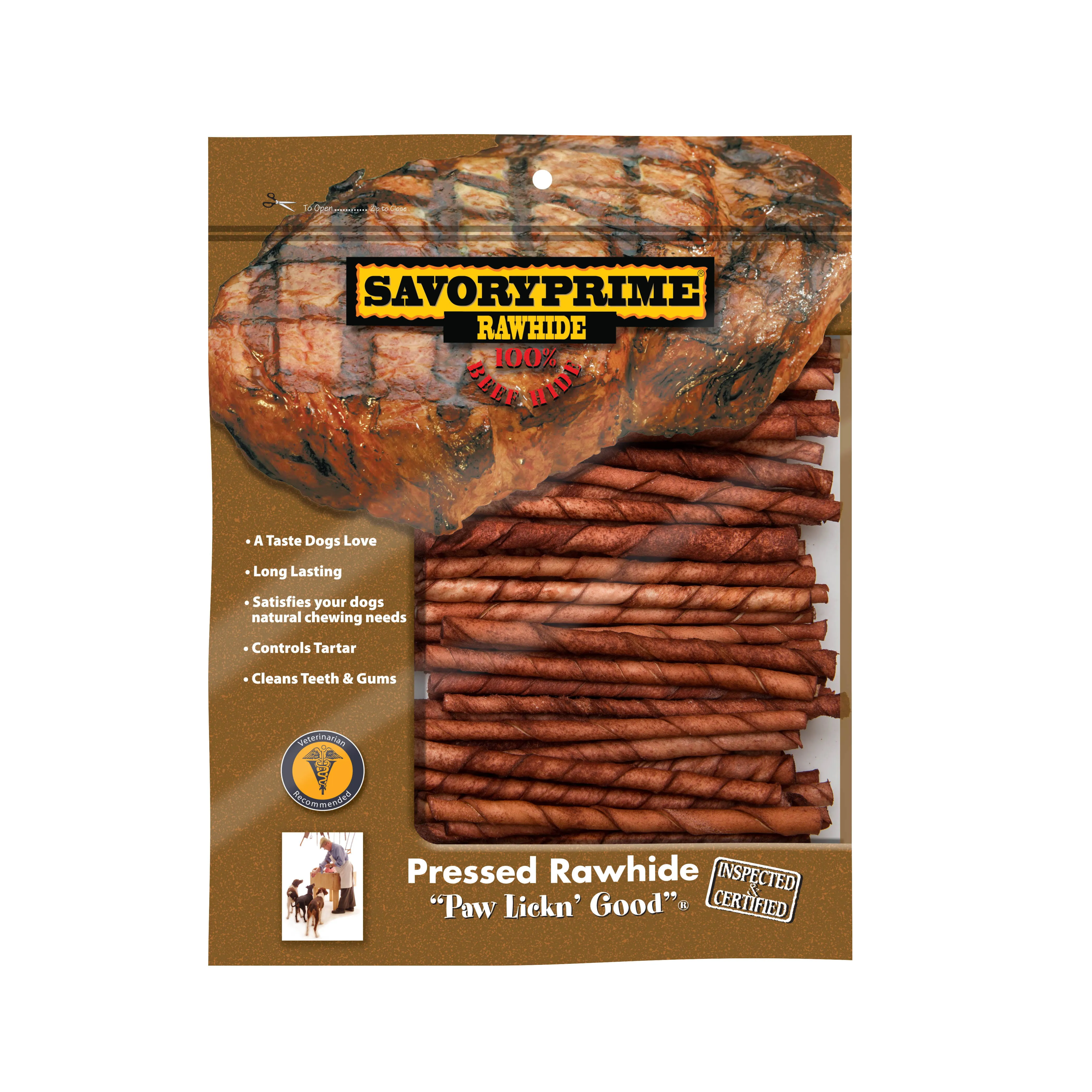 Savory Prime Twist Sticks Beef 5 in 100 Pack