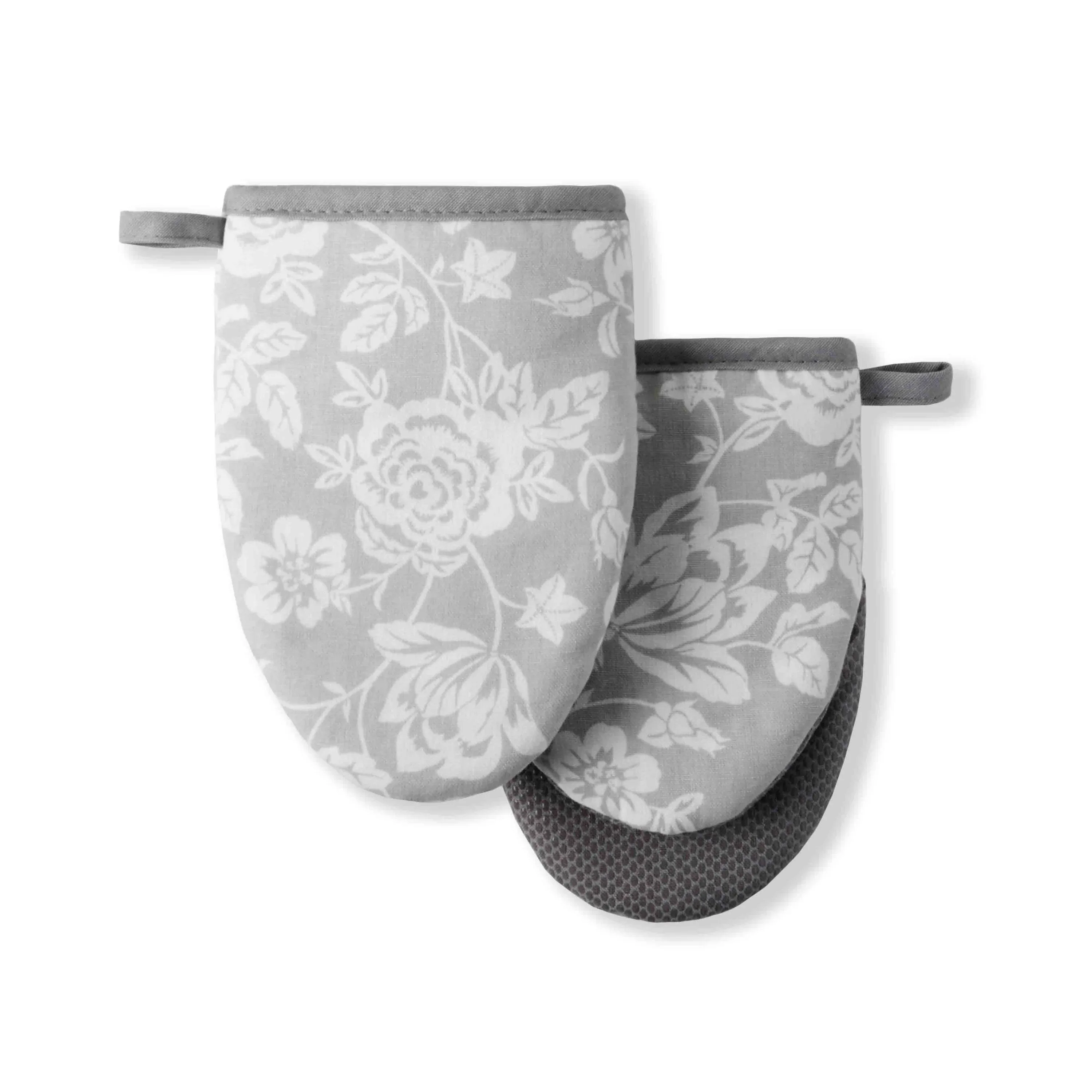 MARTHA STEWART Printed Mini Oven Mitt Set, 5.5"x8", Ditsy Floral