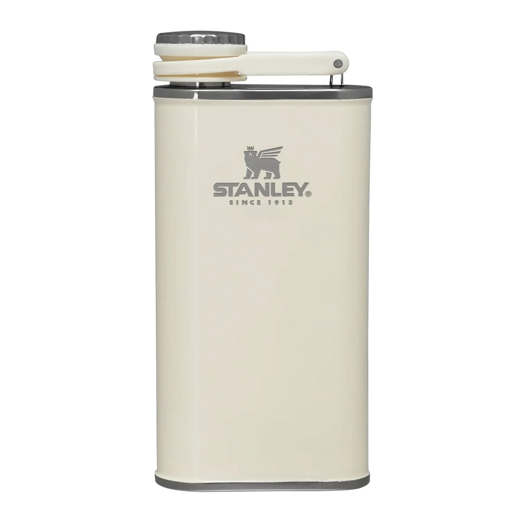 Stanley Classic Easy Fill Wide Mouth 8 oz Flask Cream Gloss