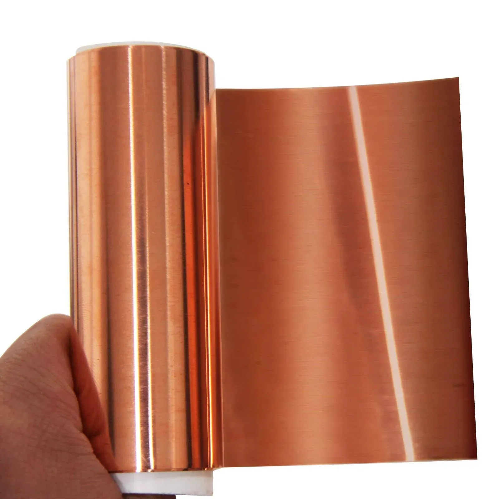 99.99% Pure Copper Foil, 0.004''x4''x79''(0.1MM x 0.1m x 2m) Bendable Soft Copper ...