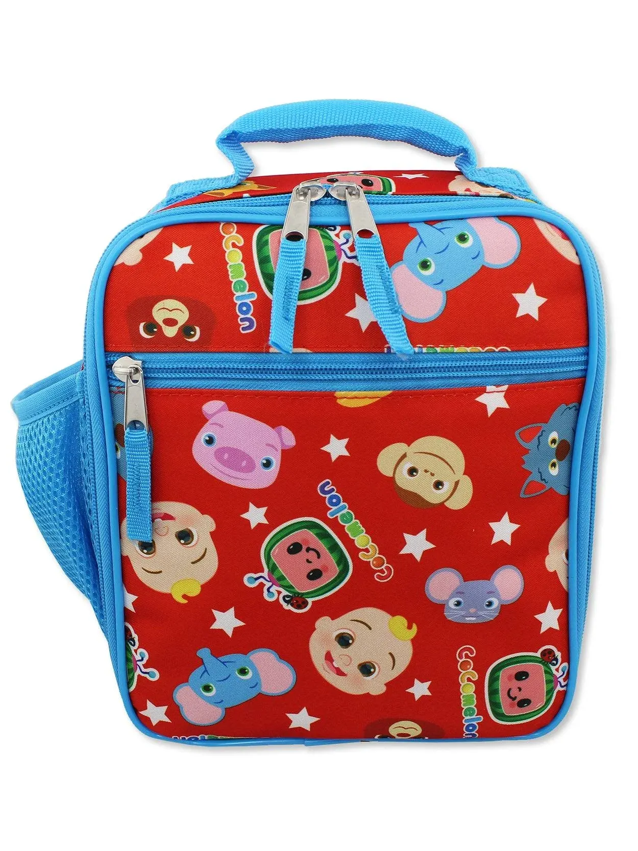 Cocomelon Boys Girls Soft Insulated School Lunch Box (One Size, Red)