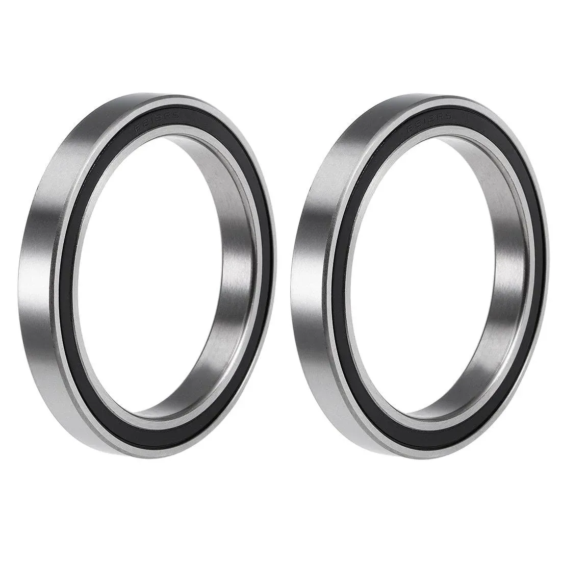 uxcell 6812-2RS Deep Groove Ball Bearings Z2 60mm x 78mm x 10mm Double Sealed Chrome Steel 2pcs