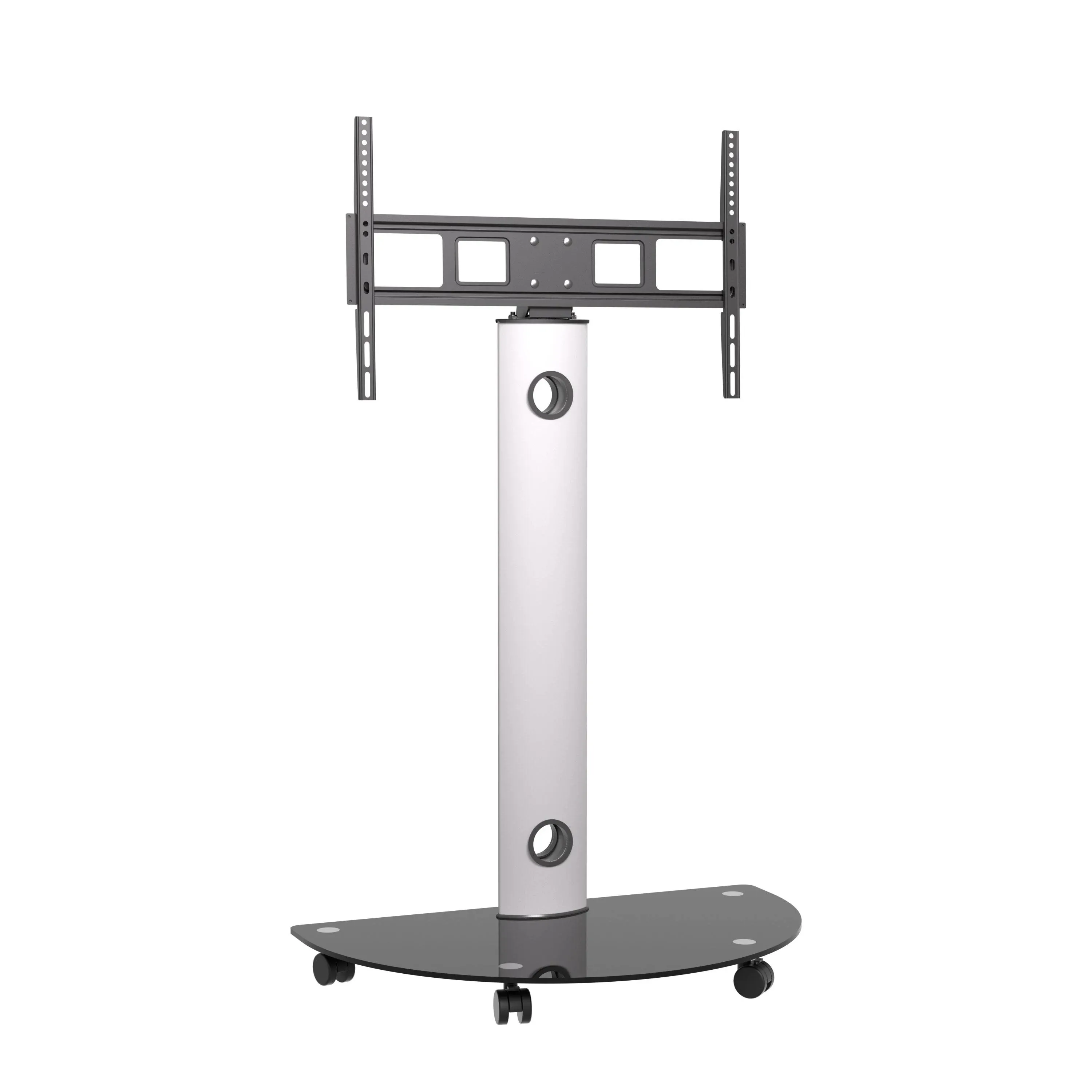 Heavy Duty Premium Universal Mobile Swivel TV Mount Floor Stand for 32-72 in. TVs up to 88 lbs.VESA 100x100 to 600x400