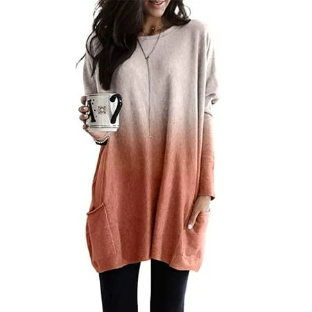 MakeMeChic Women's Plus Size Casual Turtleneck Long Sleeve Bodysuit Tee Shirt Top