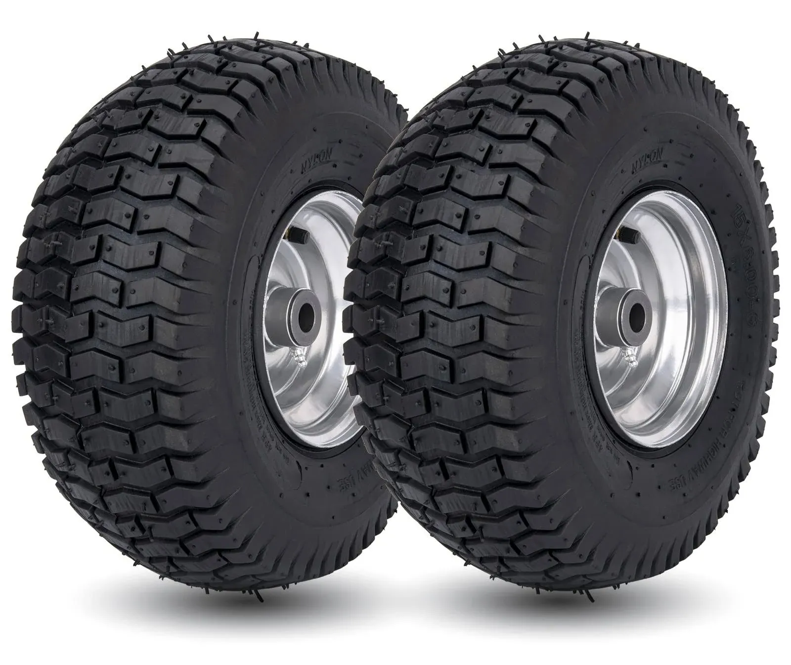 CMOOD 15x600-6 Lawn Mower Tire and Wheel Front Tire Compatible with John Deere ...