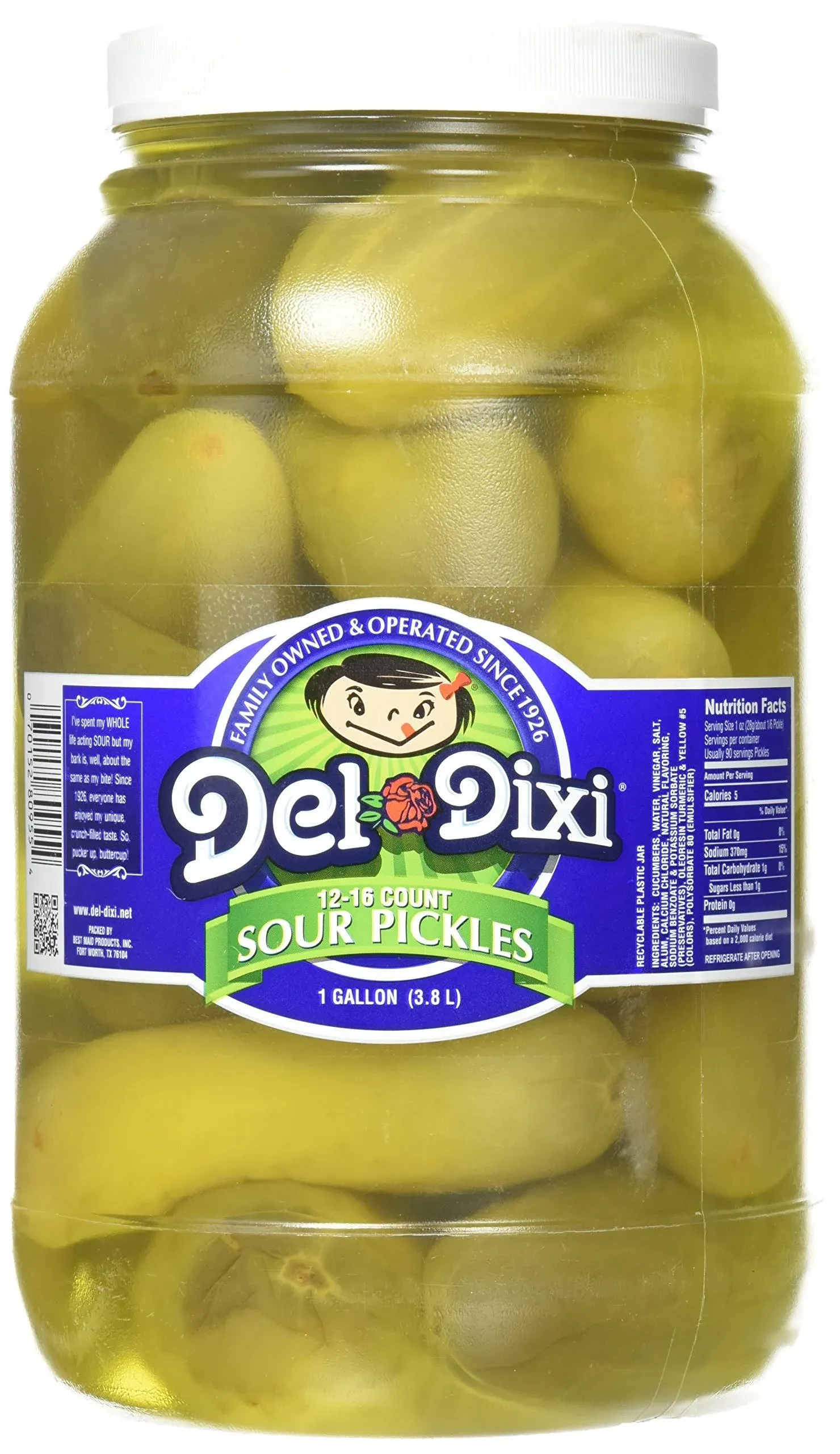 Del Dixi® Hot Dill Pickles, 12-16 Ct., 1 Gallon, 1 Each