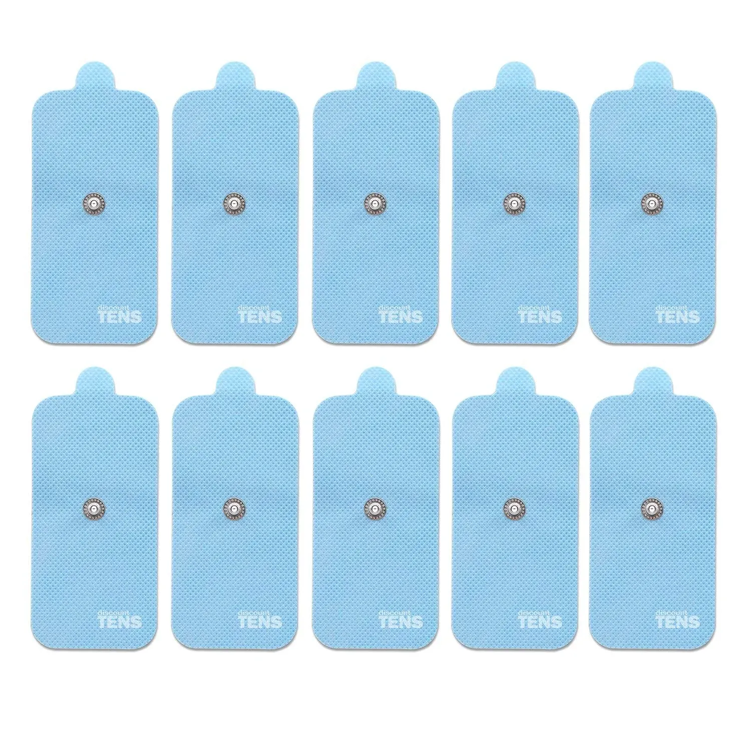 TENS XL Electrodes Compatible with HealthMateForever, 10 (5 Pair) XL Premium HealthMate Compatible Replacement Pads for TENS Units, Discount TENS Brandt (XL, 5 Pair)