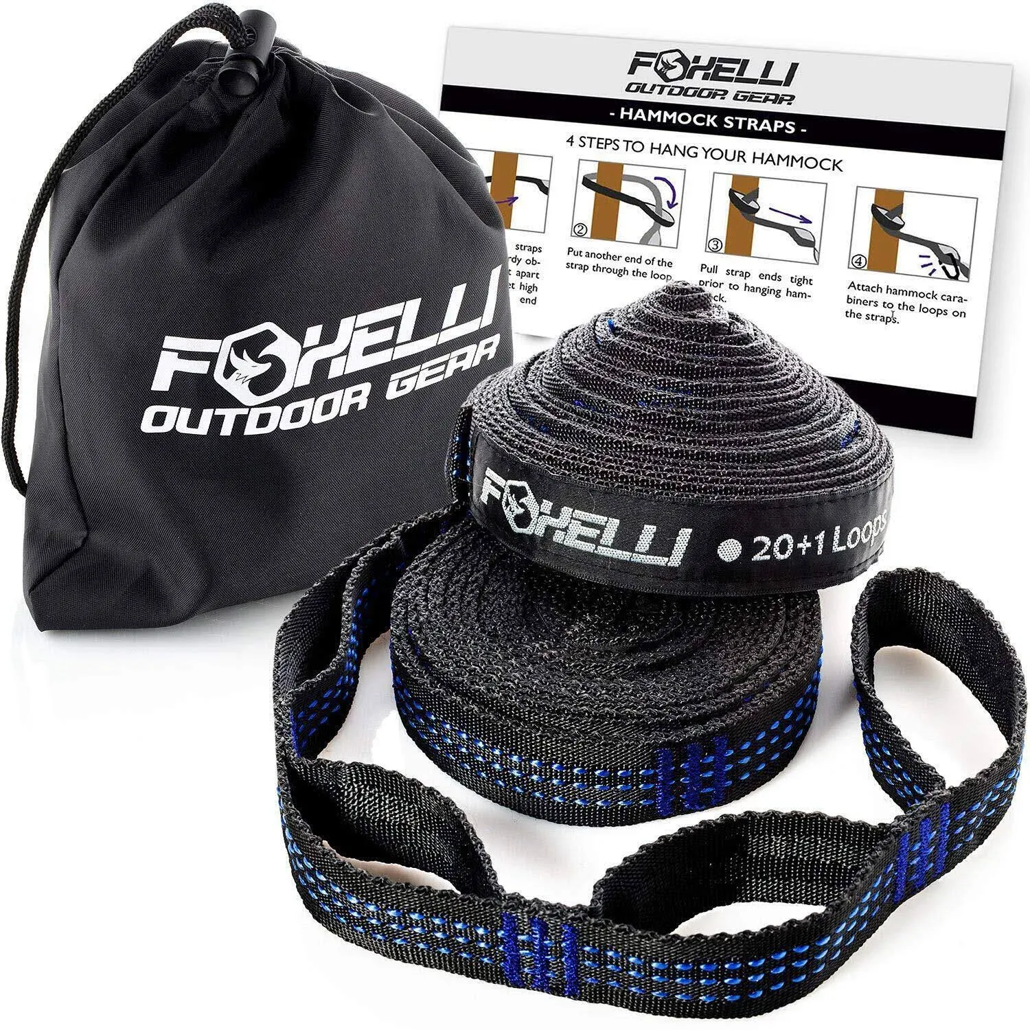 Foxelli Hammock Straps XL