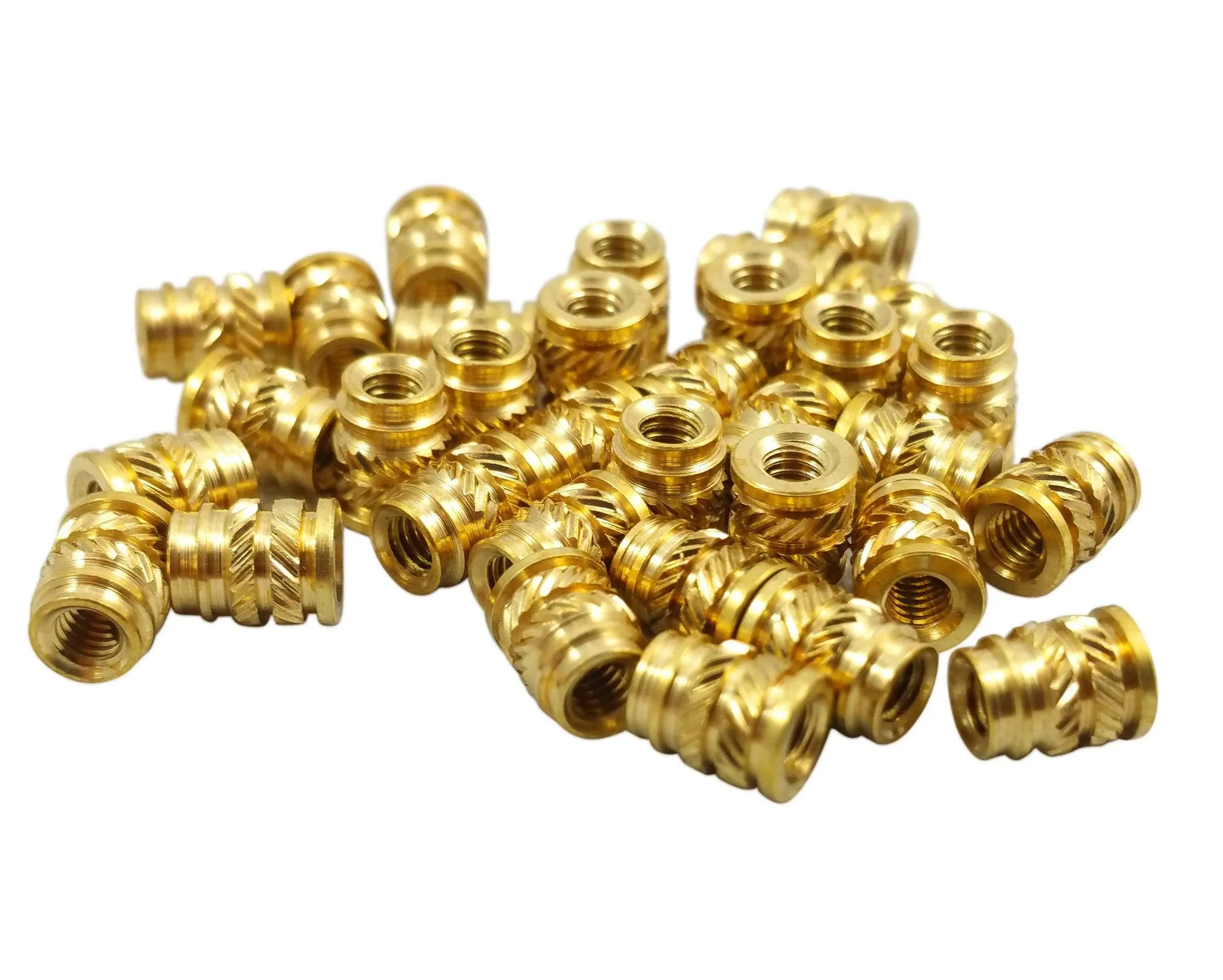 100x M2.5 2.5mm M2.5-0.4 Long Threaded Heat Set Screw Inserts for 3D Printing