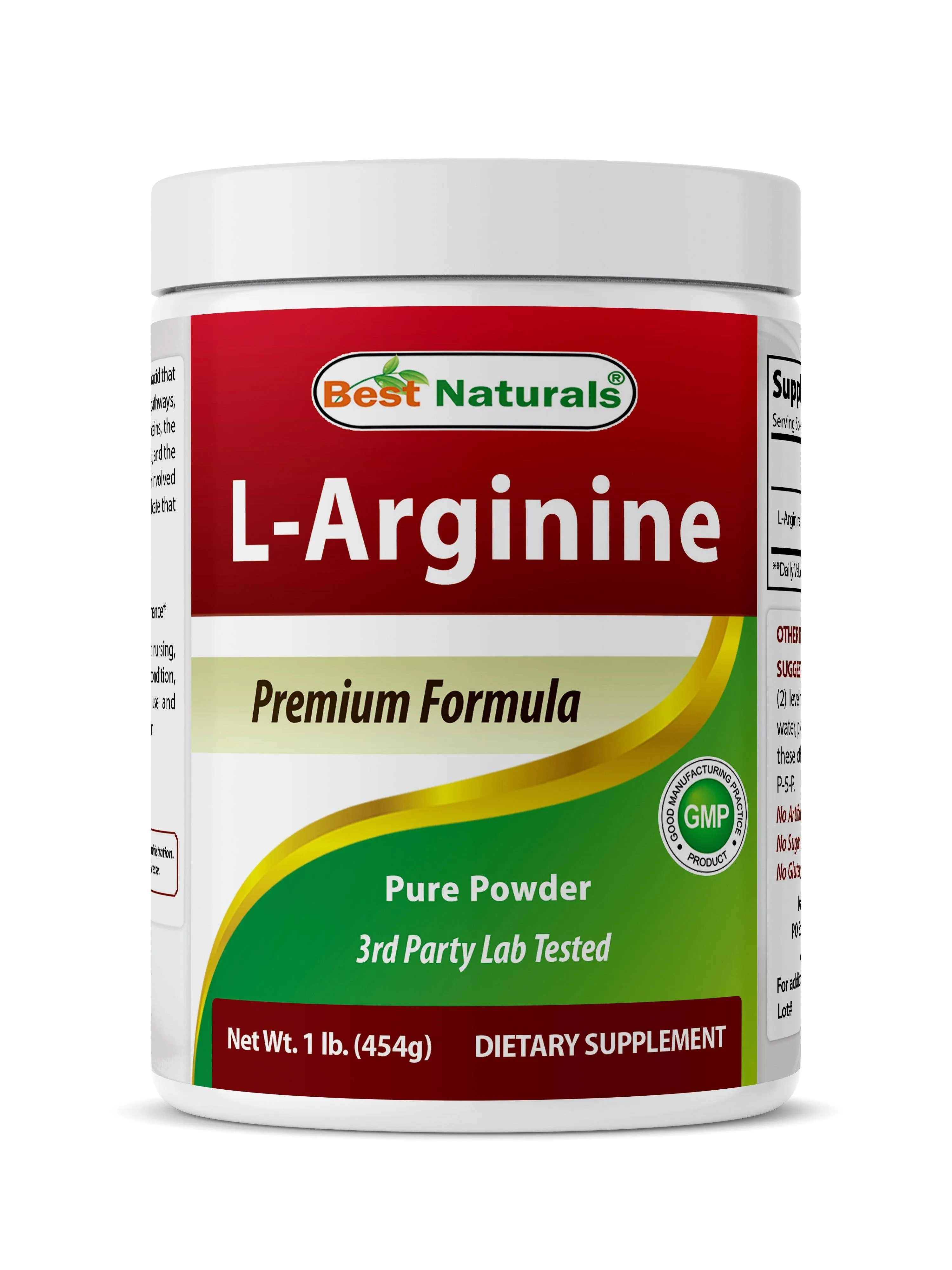 Best Naturals, L-Arginine, 1 lb (454 g)