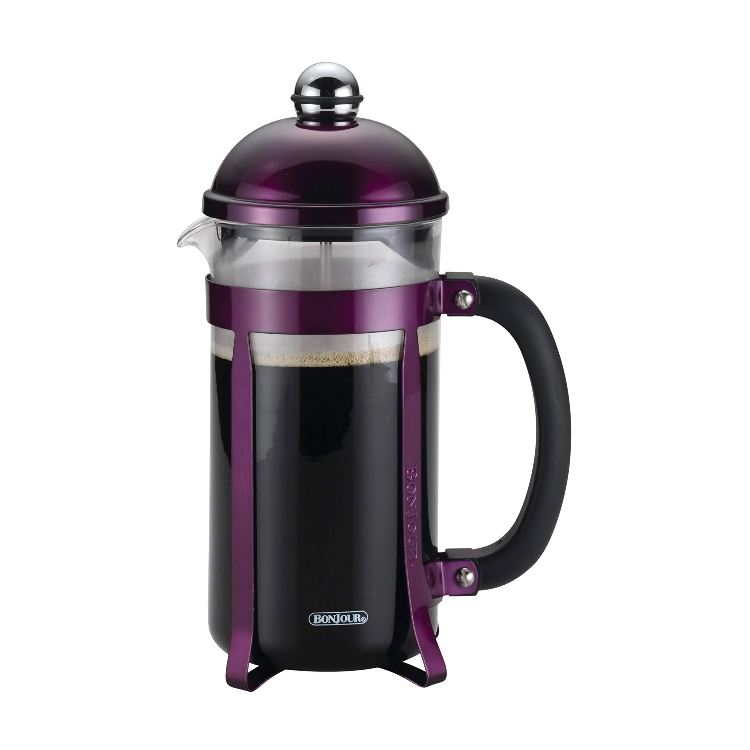 Bonjour 8-Cup Coffee Maximus French Press - Purple