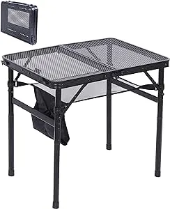 23.7'' Rectangular Adjustable Folding Table Furniture Dash