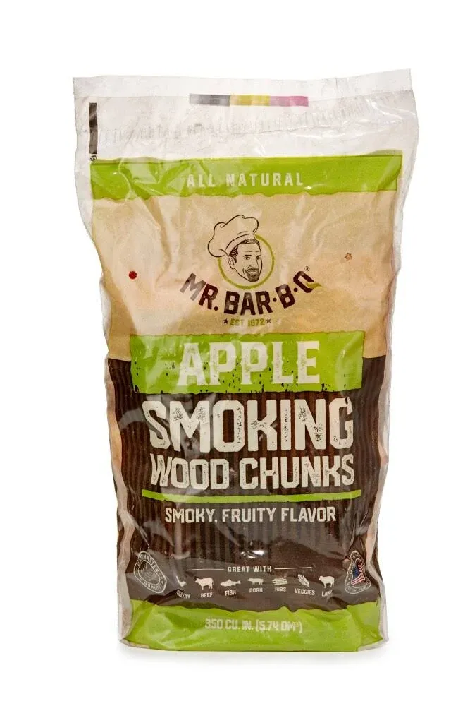 Apple Smoking Wood Chunks Natural BBQ Wood Chunks Delicious Smokey Fruity Flavor