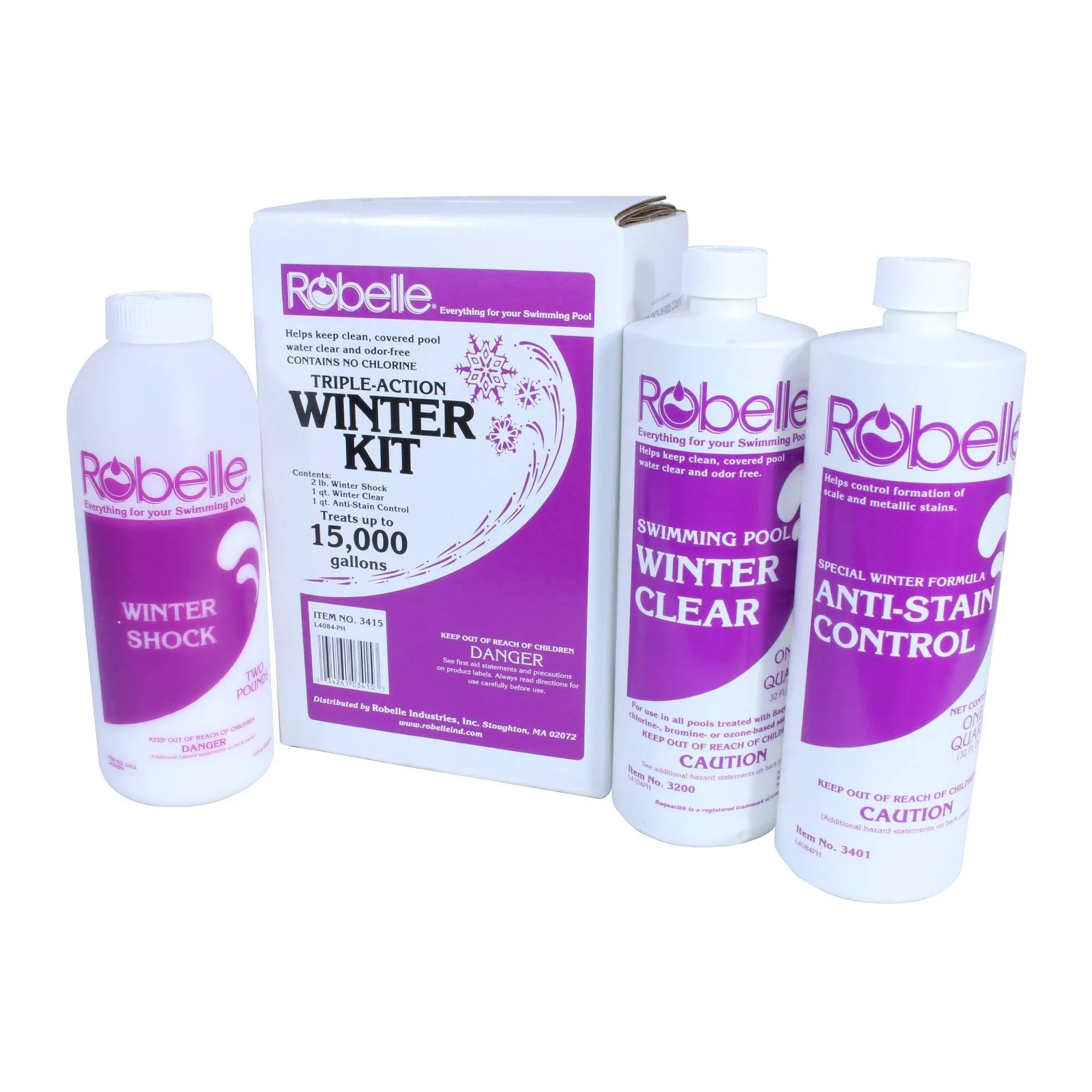 Dual-Action 10,000 Gallon Swimming Pool Winter Closing Chemical Kit