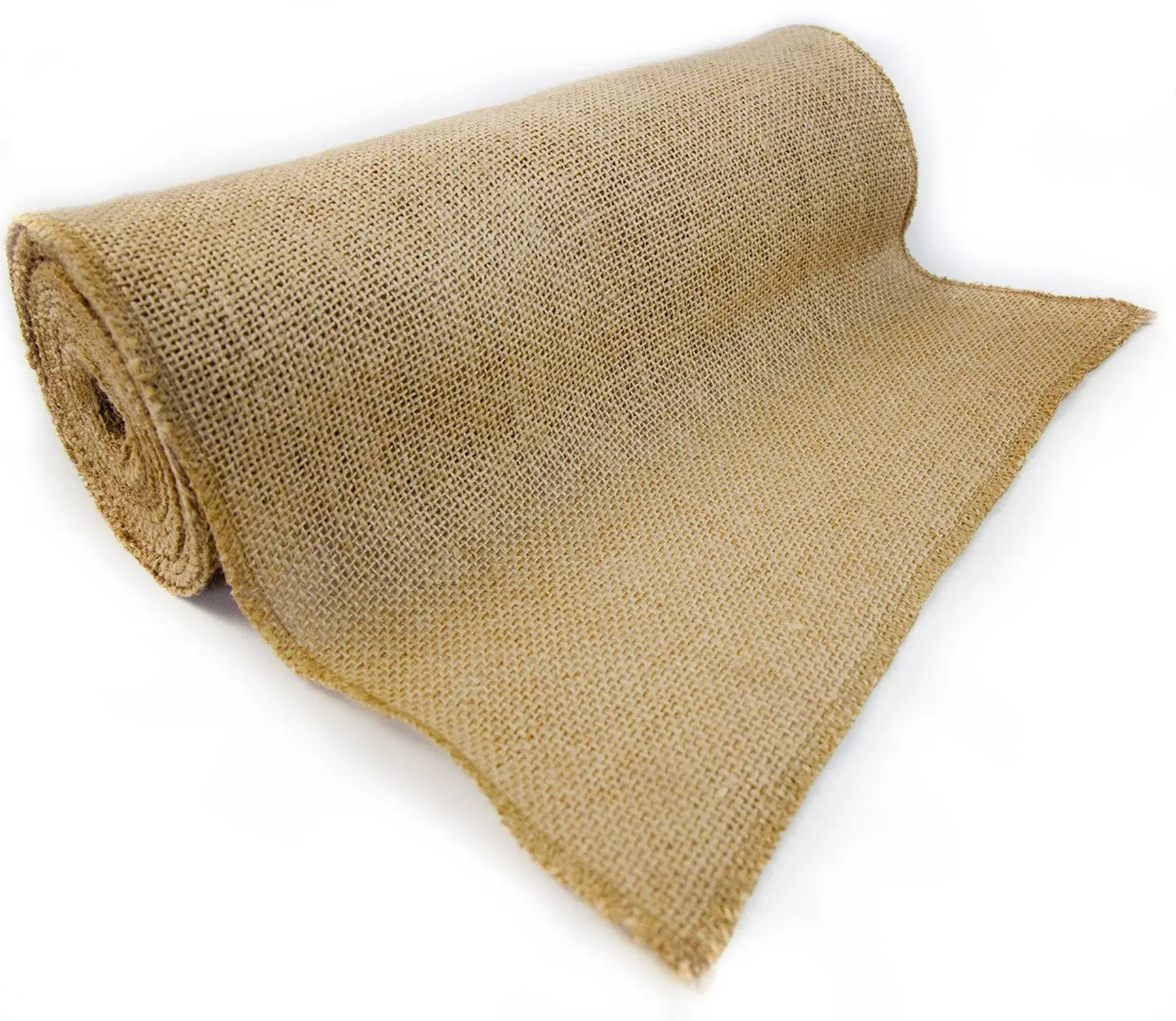 RichCraft 12" x 10yd NO-FRAY Burlap Roll Table Runner Fabric