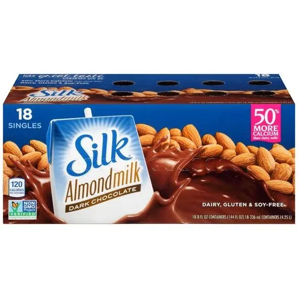 Silk Pure Almond Dark Chocolate Almondmilk