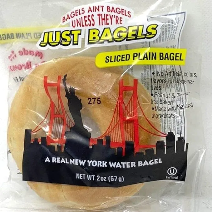 Just Bagel's Mini Plain Bagels