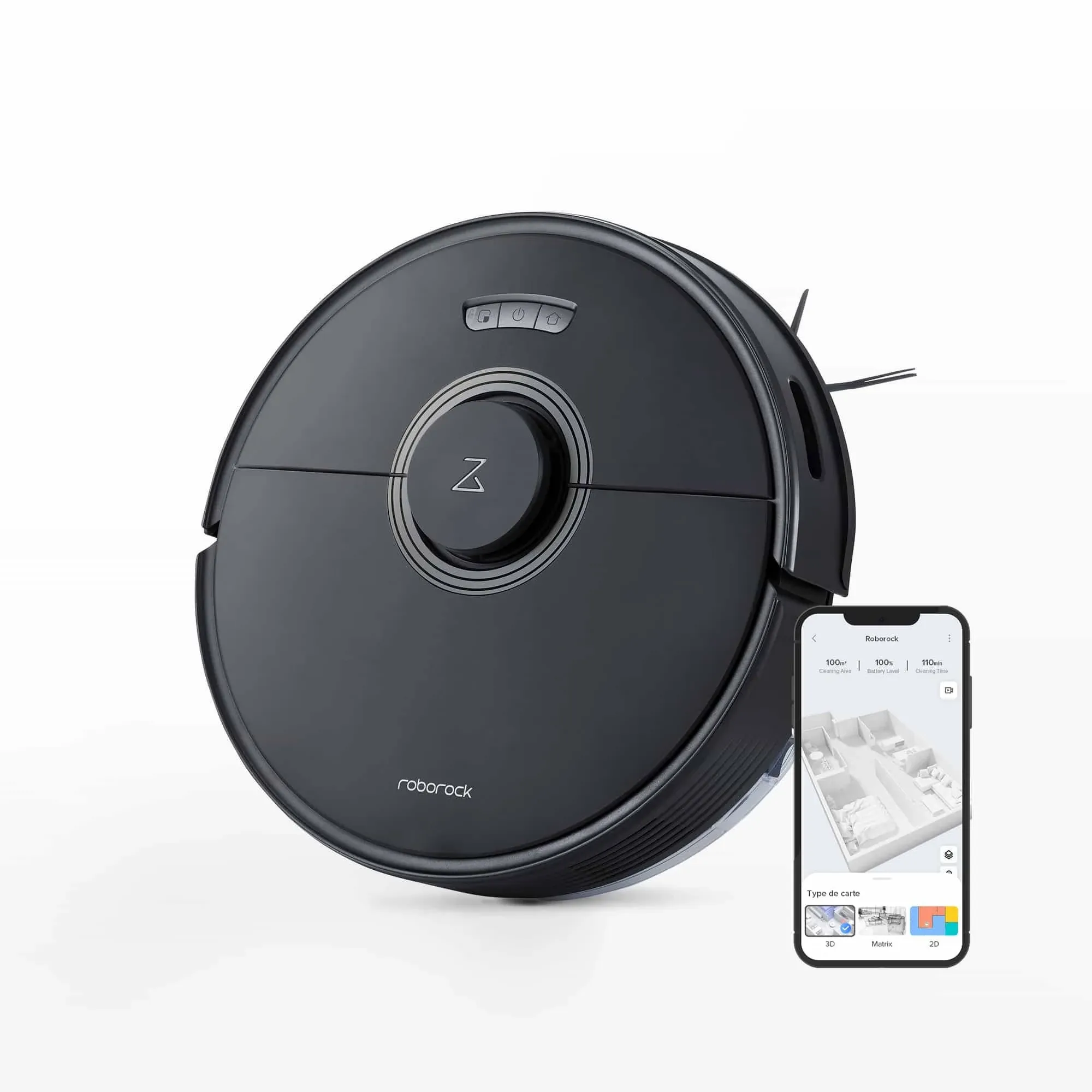 Roborock Q7 Max Robot VAC and Mop Cleaner with Lidar Navigation App-Controlled Mopping Multilevel Mapping