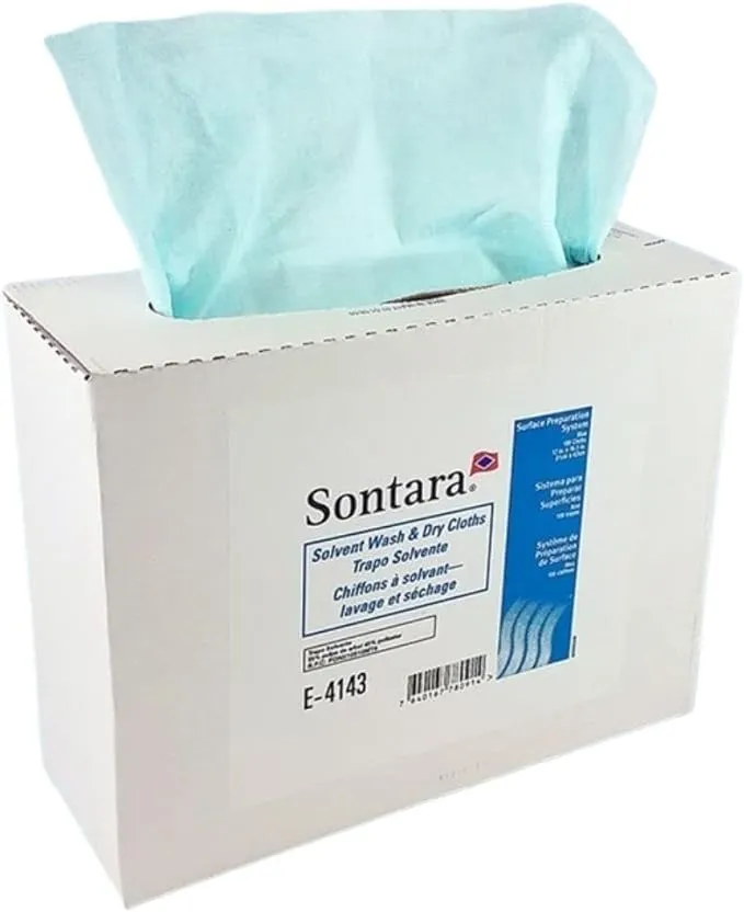 Sontara Solvent Wash & Dry Cloths, Automotive Wipe, Dispenser Box, 12 inch x 16.5 ...