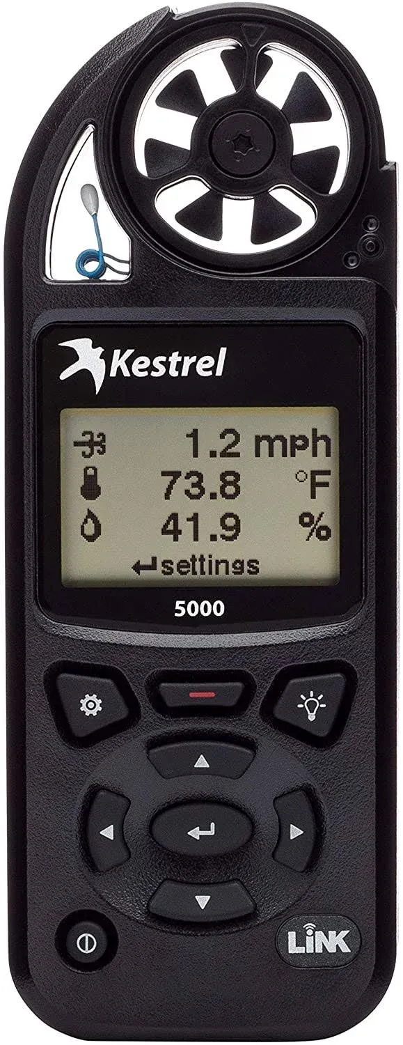 Kestrel 5000 Environmental Meter with Link, Black