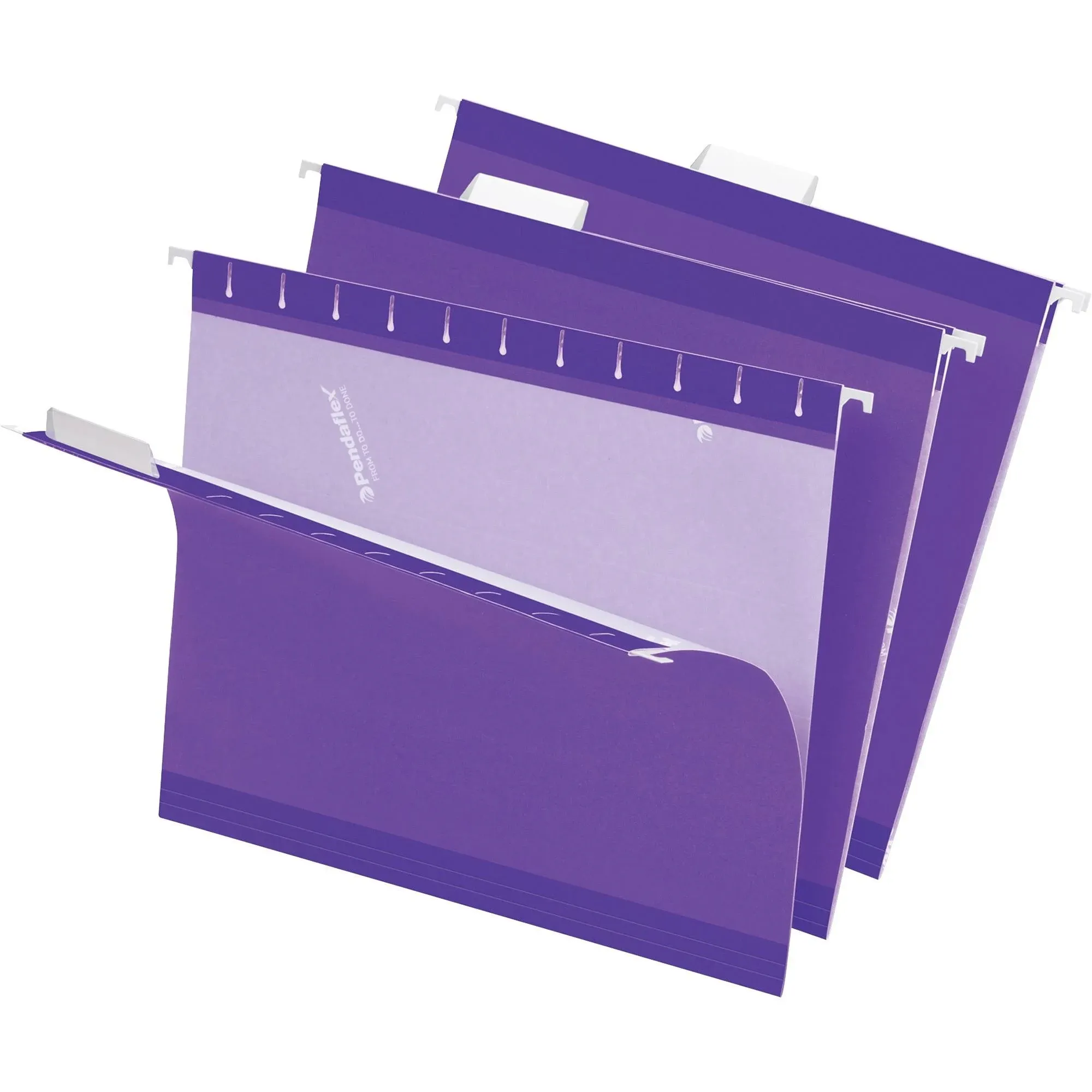 Pendaflex Reinforced Hanging Folders 1/5 Tab Letter Violet 25/Box