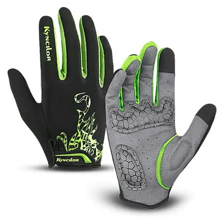 Bike Gloves Men Full Finger Cycling Gloves Autume-Winter Mountain Bike Gloves Cold Weather Thermal Windproof Biking Gloves