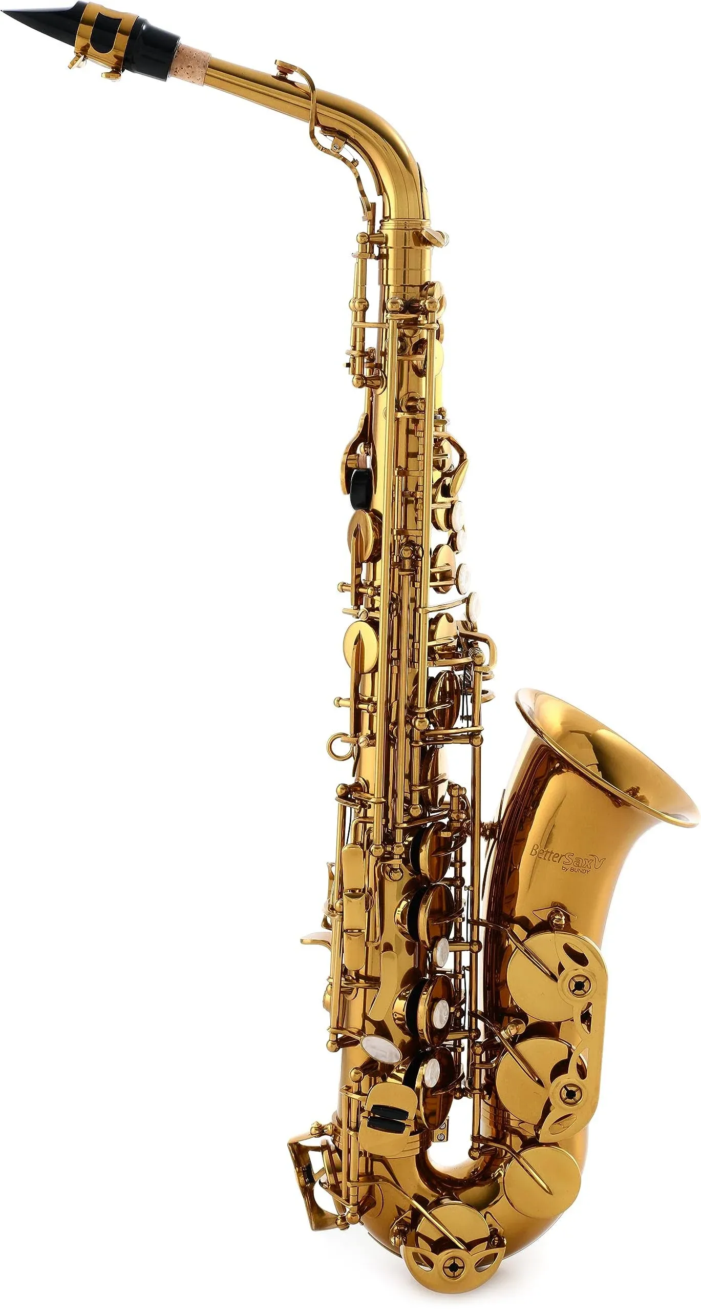 BetterSax Student Alto Saxophone - Dark Gold Lacquer