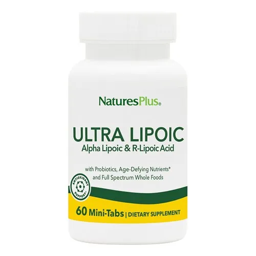 NaturesPlus Ultra Lipoic Bi-Layered Mini-Tabs 60 Mini Tablets