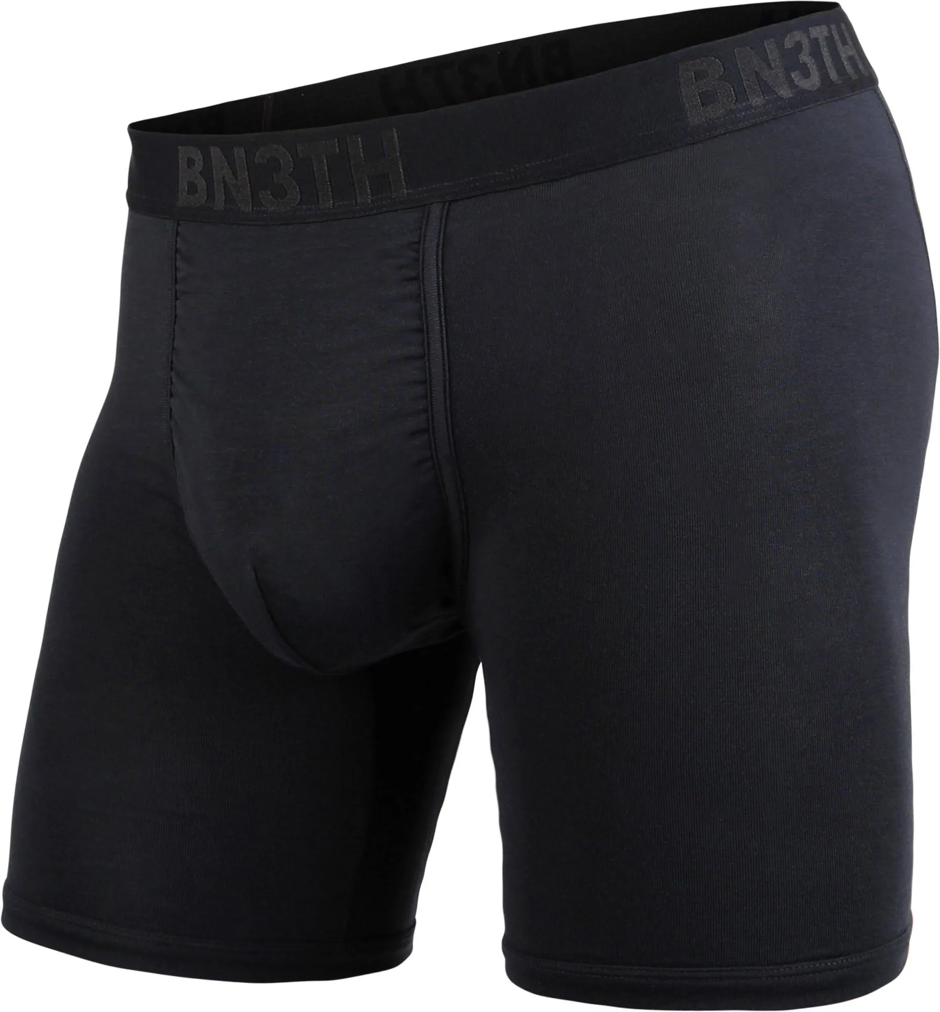 BN3TH Men's Classic Solid Boxer Brief - Medium - Black