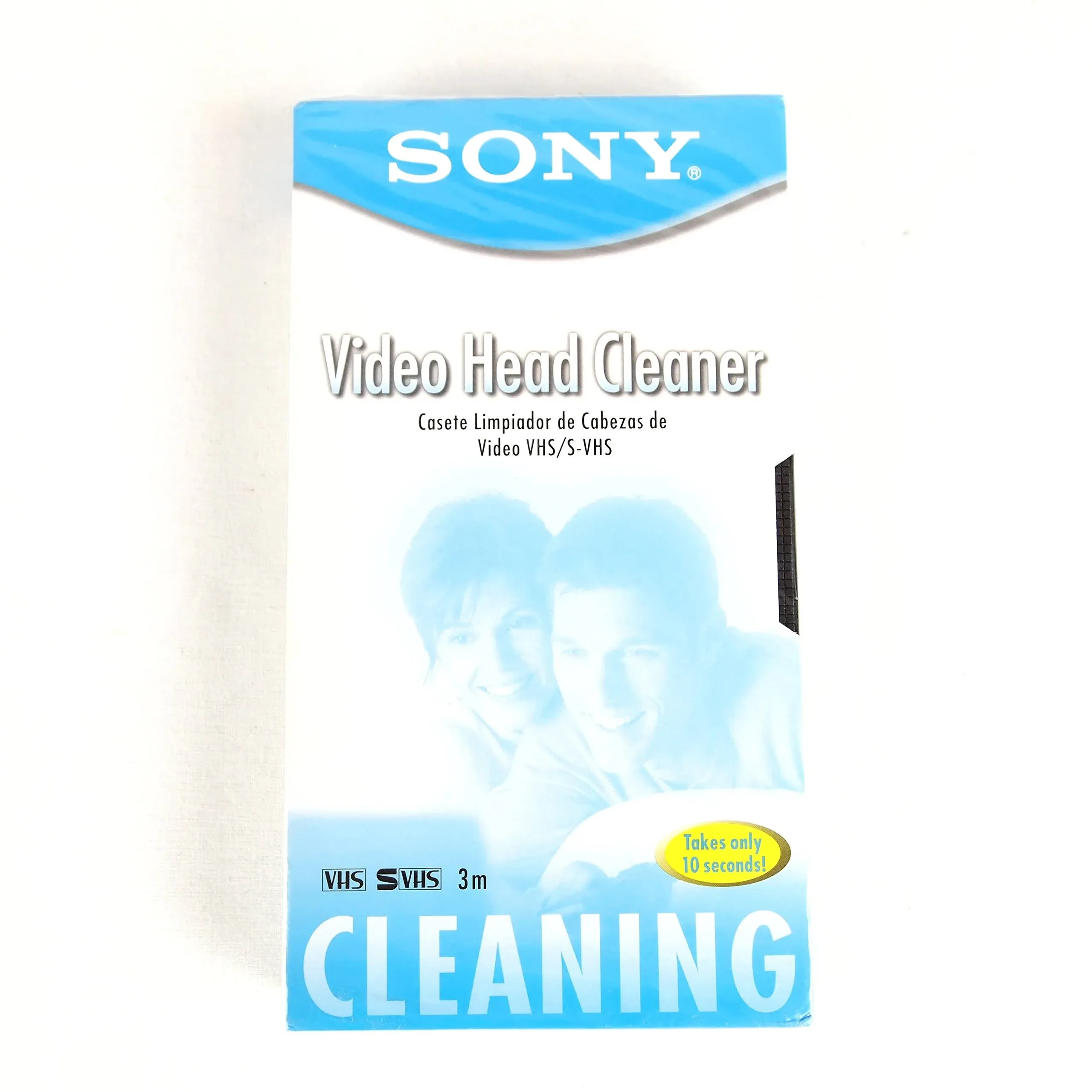 Sony VHS S-VHS VCR Video Head Cleaner New Sealed T-6Cldl Cleaning