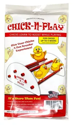 Pecking Order 9590 Chick-N-Play Toy, Plastic White