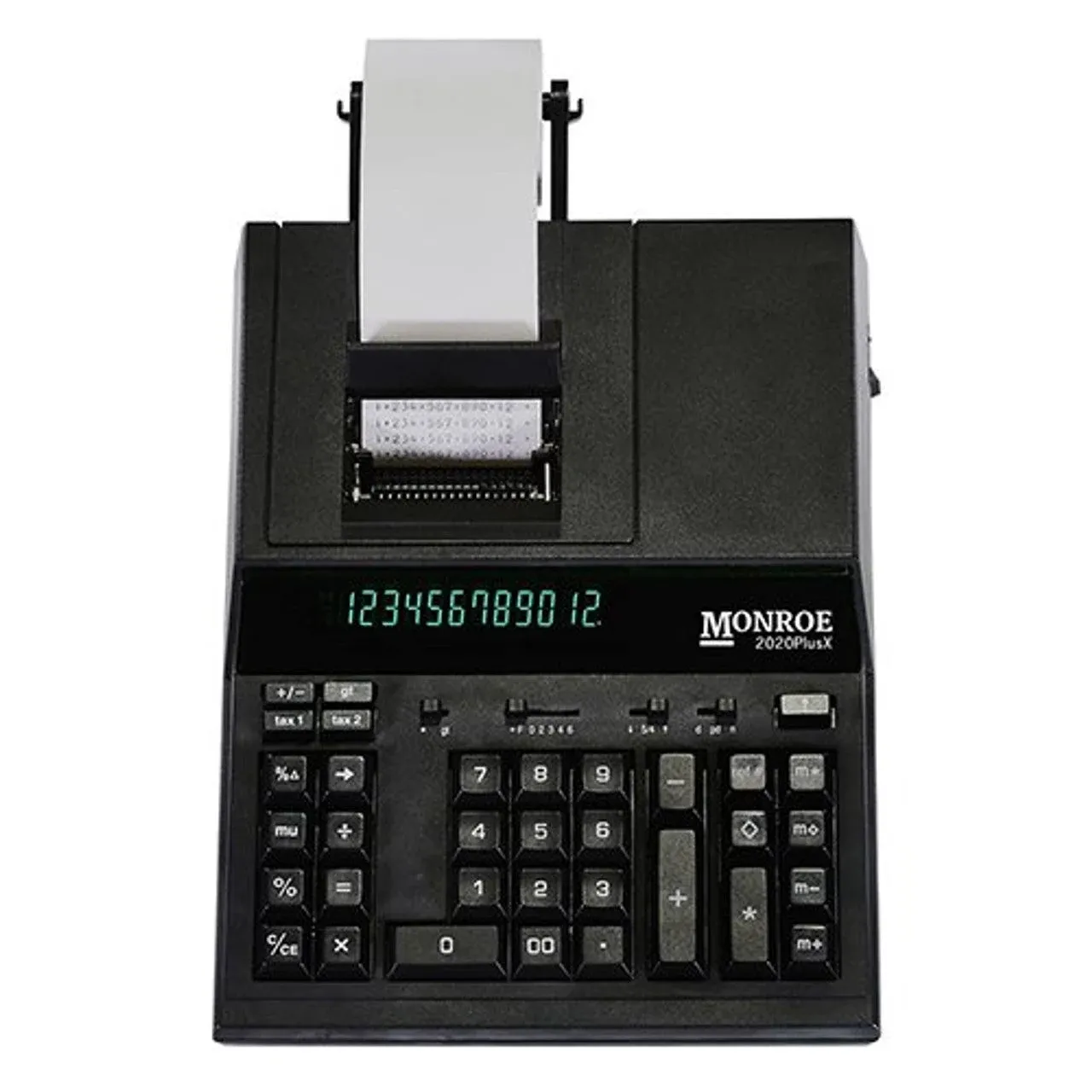 Monroe 2020Plusx 12-Digit Black Medium Duty Calculator