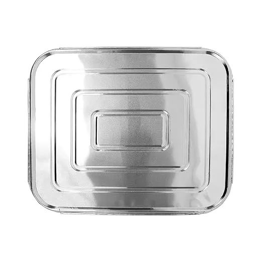 1/2 Size Foil Steam Table Pan Lids, PK100