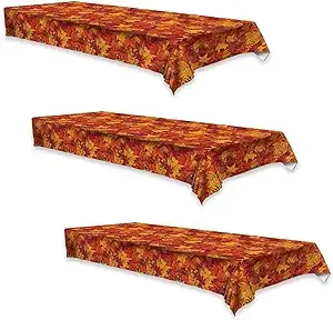 Beistle Fall Leaf Tablecover, 2/Pack (90018)