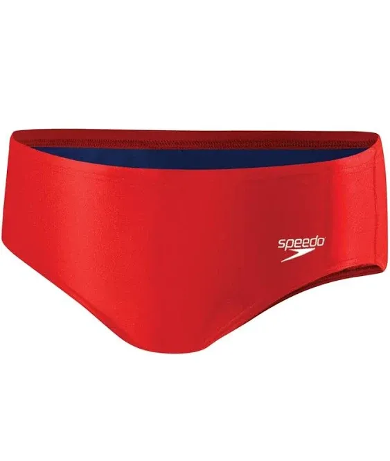 Speedo Men's Swimsuit Brief Powerflex Eco Solid Adult