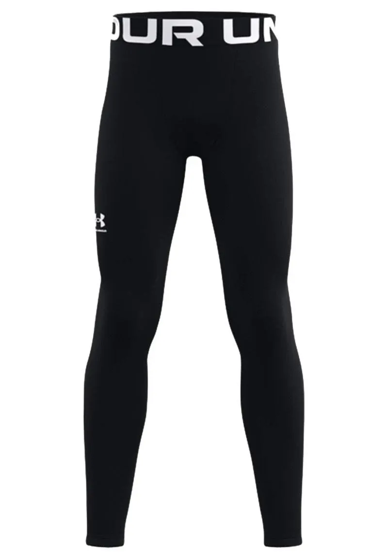 Boys' Under Armour Cold Gear Armour Leggings Medium Black