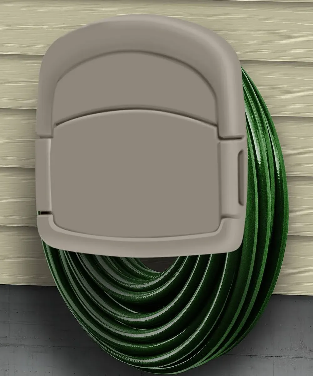 Sto-Away Wall Mounted Garden Hose Holder for 150-Foot Common 5/8-Inch Hose