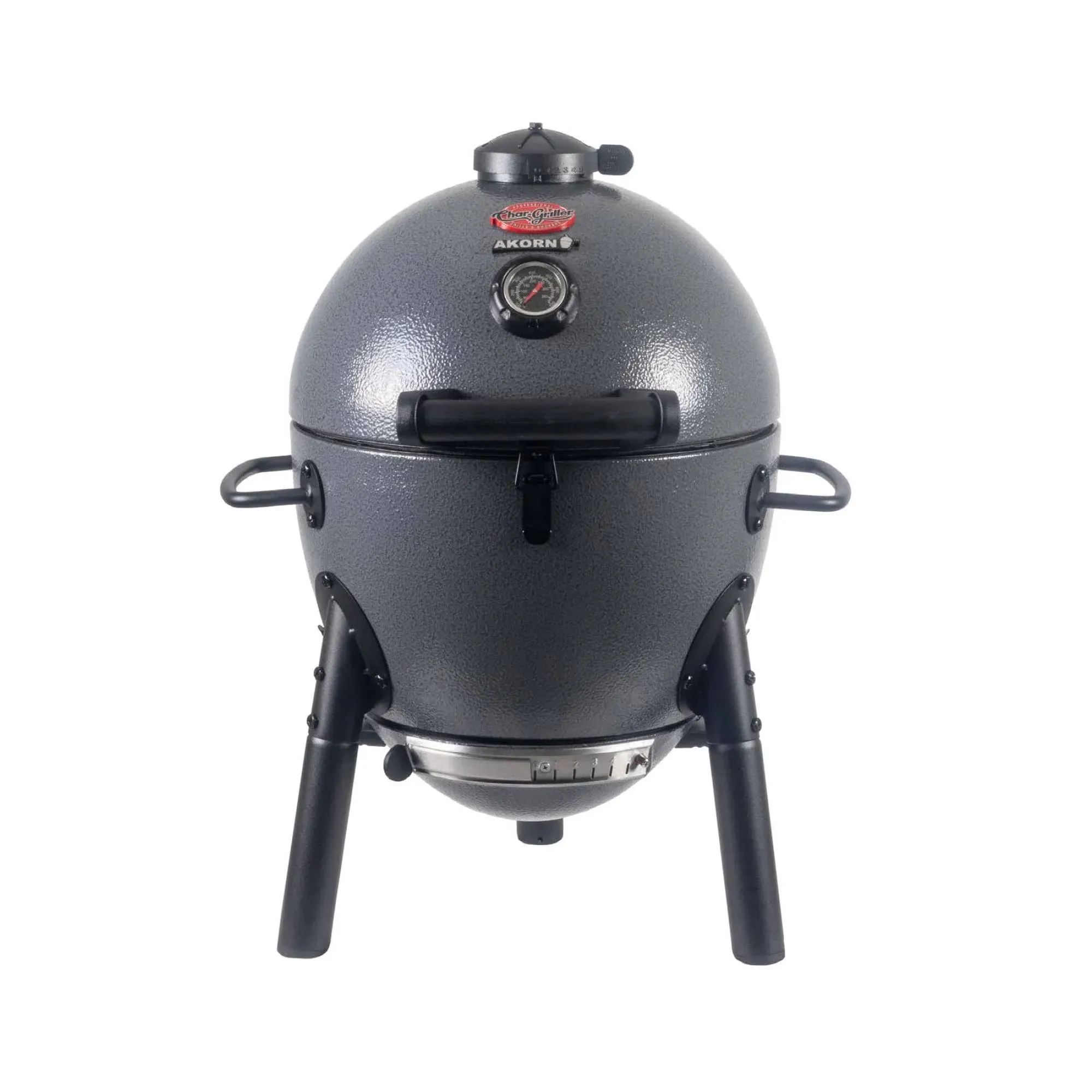 Char-Griller Akorn Jr. 14-inch Kamado Charcoal Grill in Gray